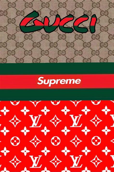 louis vuitton gucci supreme wallpaper